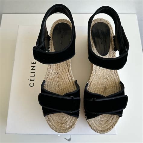 celine espadrilles platform|Celine.